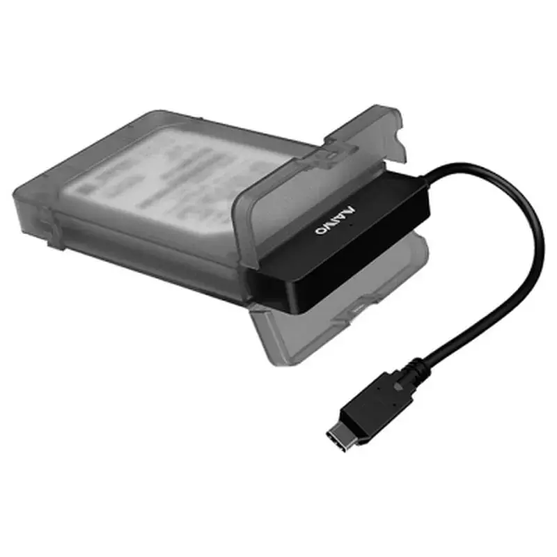 Кишеня зовнішня Maiwo USB3.1 GEN1 TypeC to HDD 2,5" SATA/SSD black (K104G2 black) - фото 2