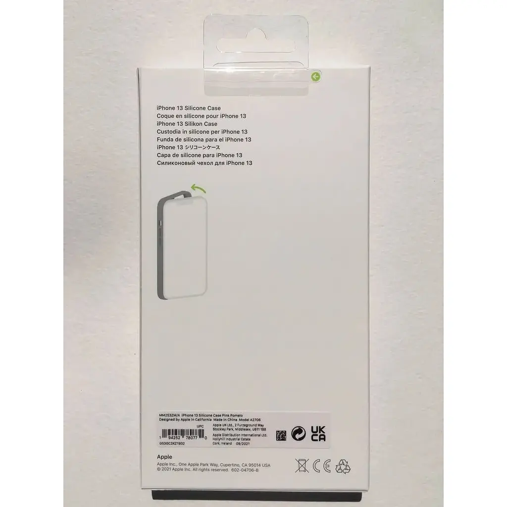 Оригинальный силиконовый чехол Apple Silicone Case MagSafe для iPhone 13 Pink Pomelo MM253ZE/A - фото 10