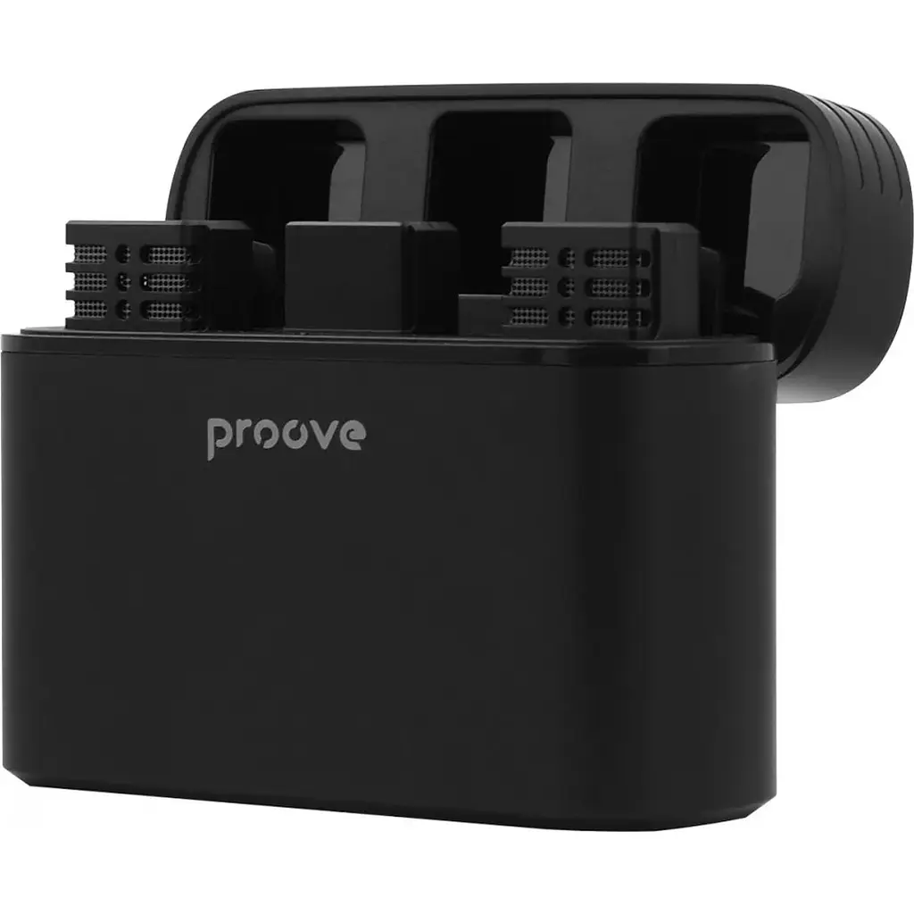 Мікрофонна радіосистема Proove Record USB-C Black (PMRC00010202) [109438] - фото 2