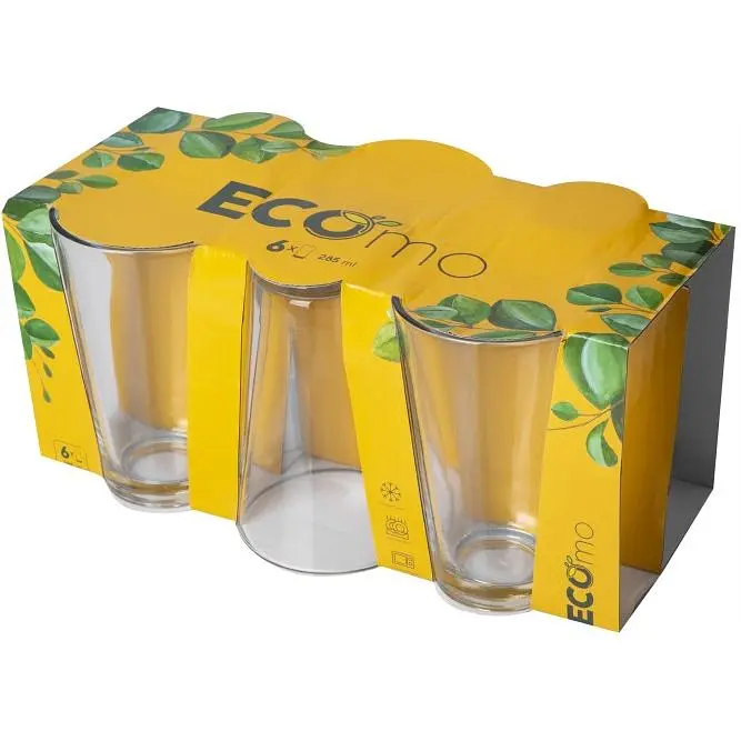 Набір склянок Ecomo Cone 285 мл 6 шт. (RYG3018 C) - фото 3