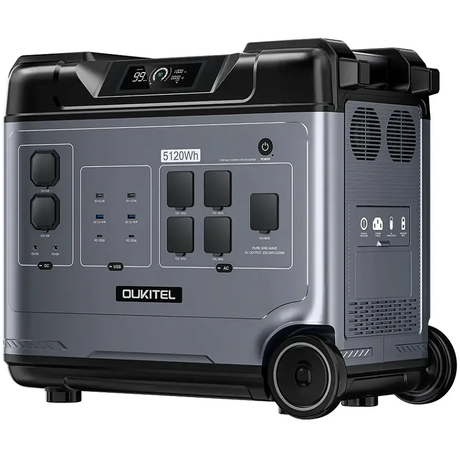Зарядная станция Oukitel P5000E 2400Вт 5120 Втч - фото 2