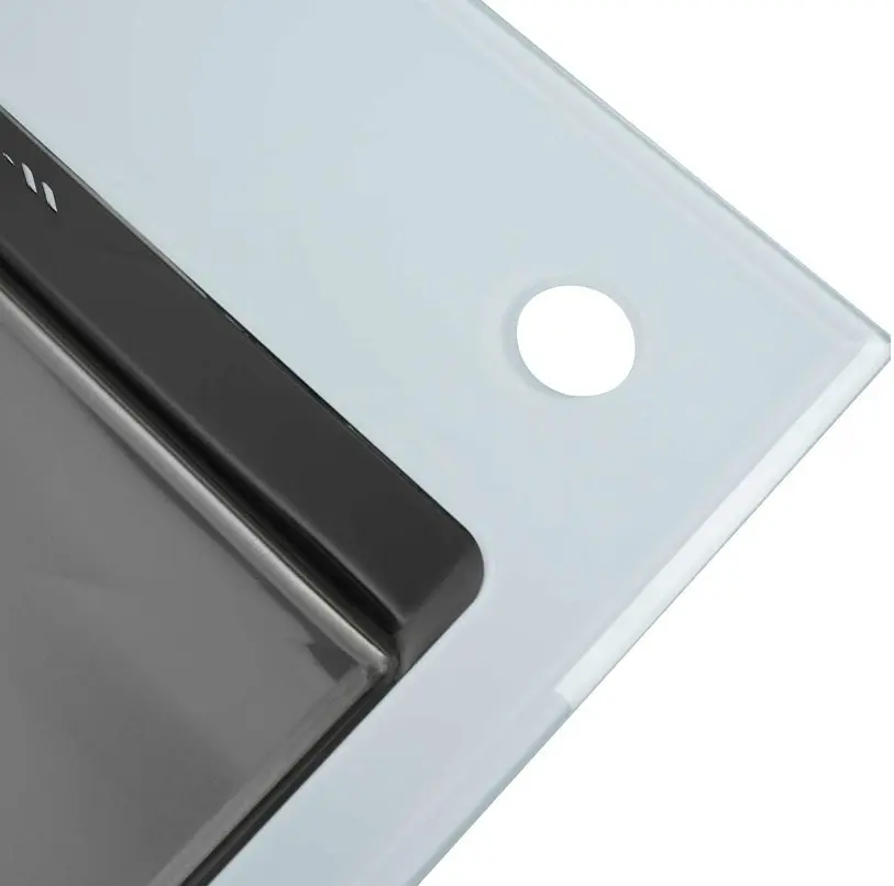 Кухонна мийка Platinum HANDMADE WHITE GLASS (SP000034804) - фото 4