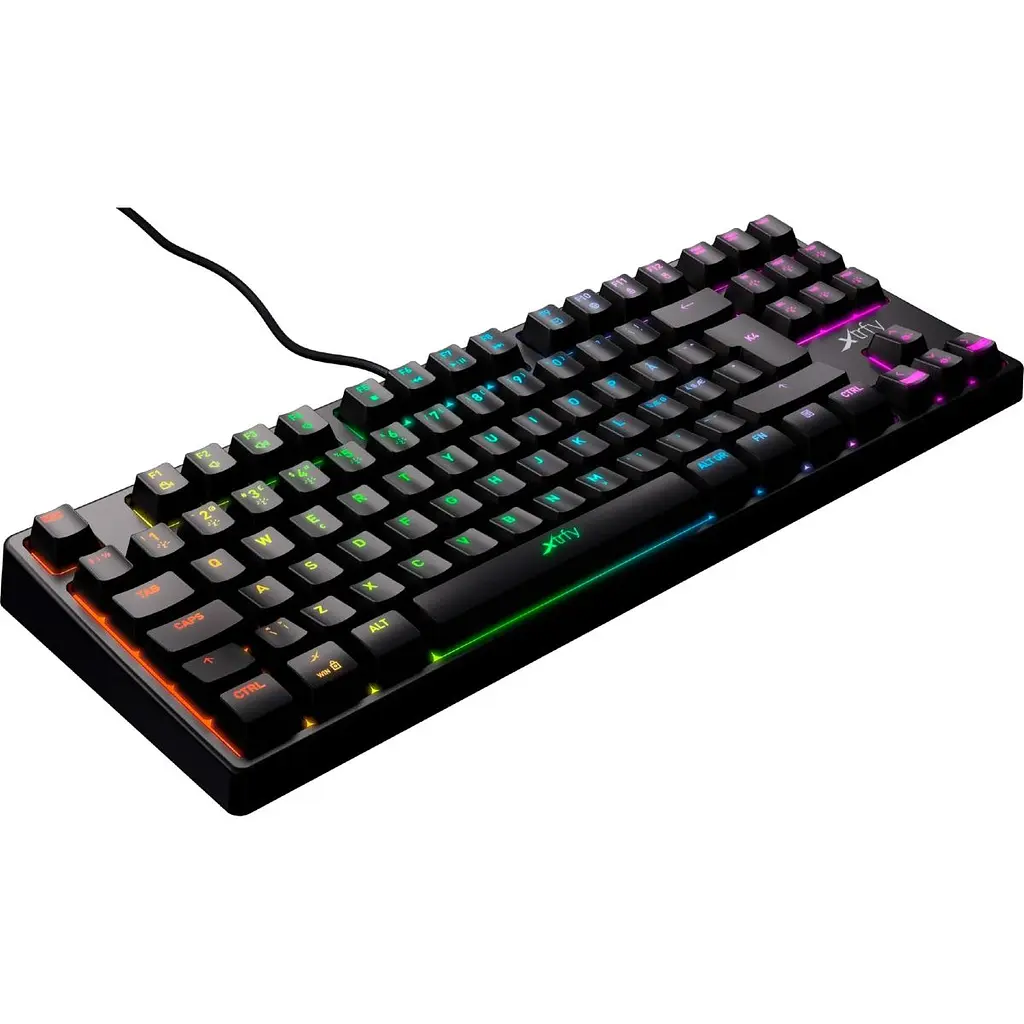 Клавіатура Xtrfy K4 TKL RGB Kailh Red UA Black (XG-K4-RGB-TKL-R-UKR) [131193] - фото 4