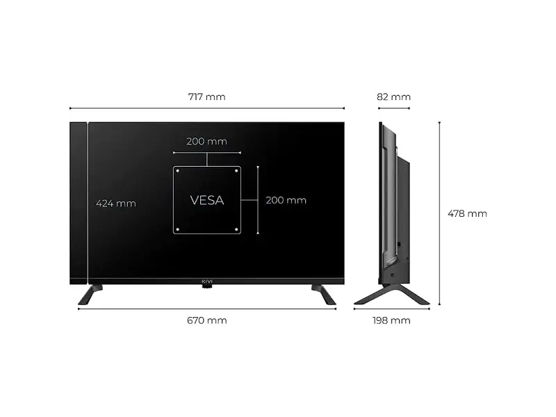Телевізор Kivi 32H800KB - фото 11