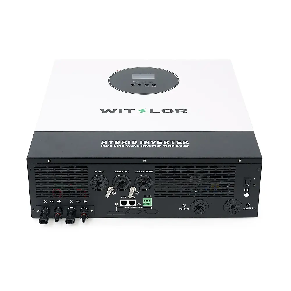 Гібридний інвертор Witslor HF11048-B, 1Ф-11kW, 48V, 200-400V, MPPT 90-500VDC, PV 500VDC, 19 kg - фото 4