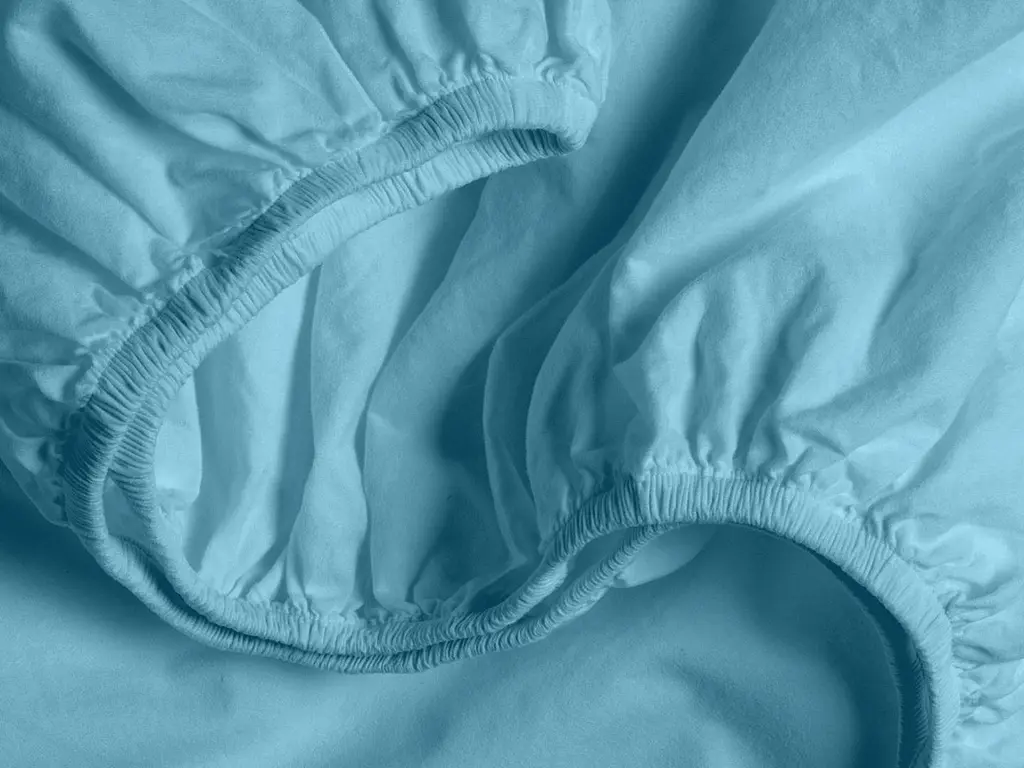 Комплект постільної білизни Cosas євро з простирадлом на резинці MINI DOTS CS8 200 x 220 см (DotsGreyGrey_El-68Sky_200) - фото 9