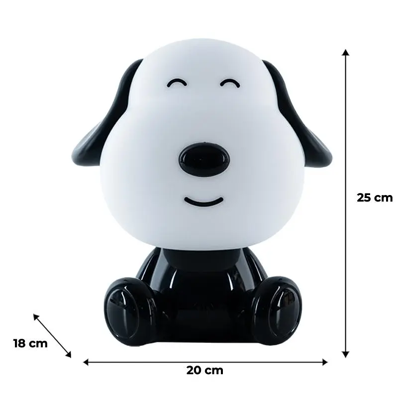Світильник-нічник Kite LED з акумулятором Doggy чорно-білий (K24-491-3-4) - фото 5