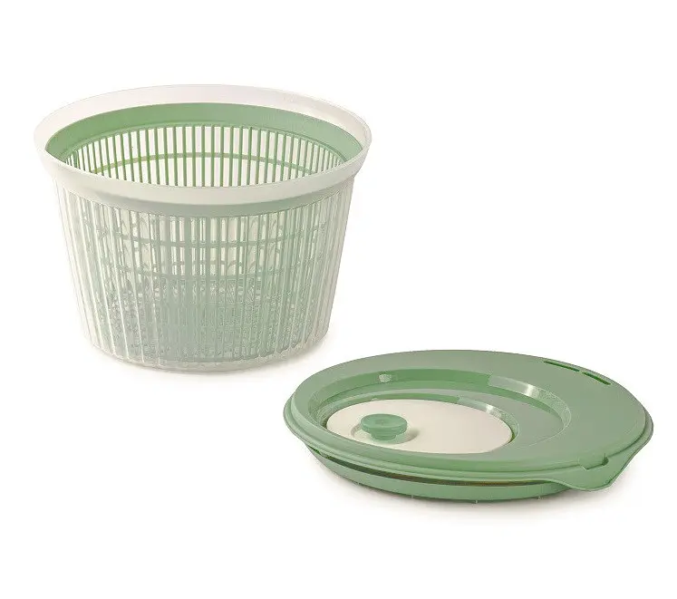 Контейнер для миття та сушки салату Snips, зелений, 4 л - фото 4