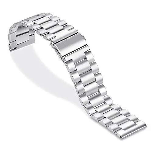 Сталевий ремінець BeWatch для Xiaomi Amazfit Bip Сріблястий (1110405) - фото 4