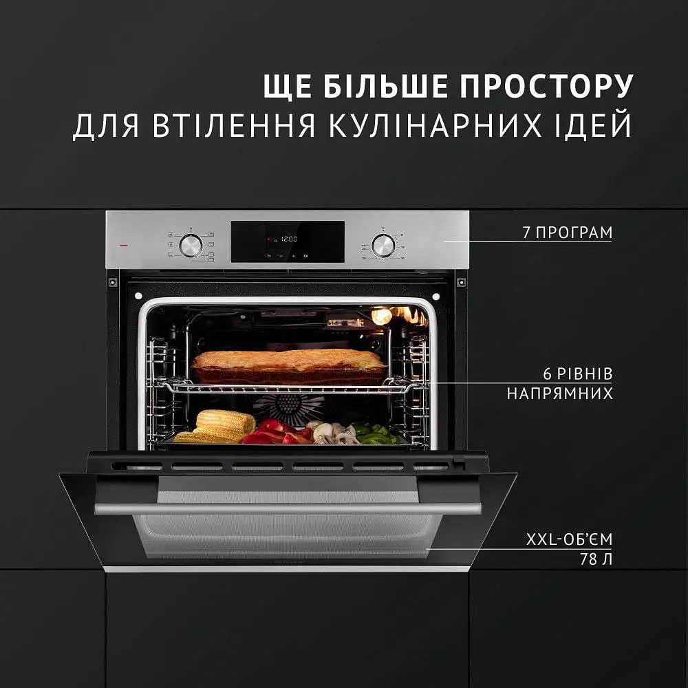 Духова шафа Perfelli Perla 6D7 Inox - фото 2