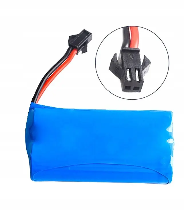 Акумулятор 18650 7.4V 2900 mAh з конектором JST SM-2P для дитячих іграшок та радіокерованих моделей (18855) - фото 2