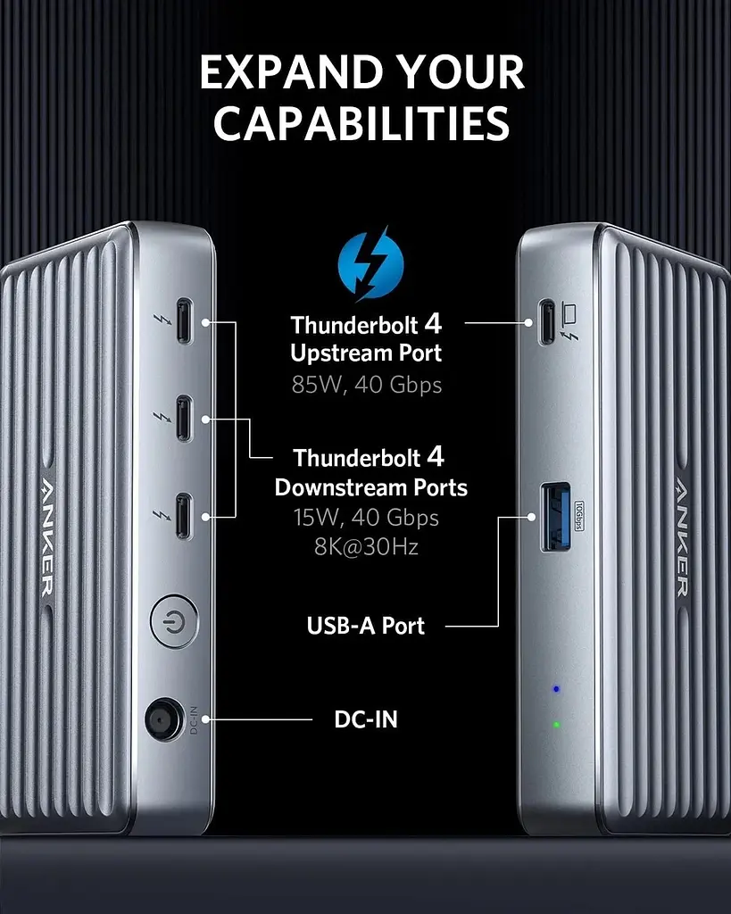 Док-станция Anker Thunderbolt 4 Power Expand 5-in-1 Mini Dock - фото 3
