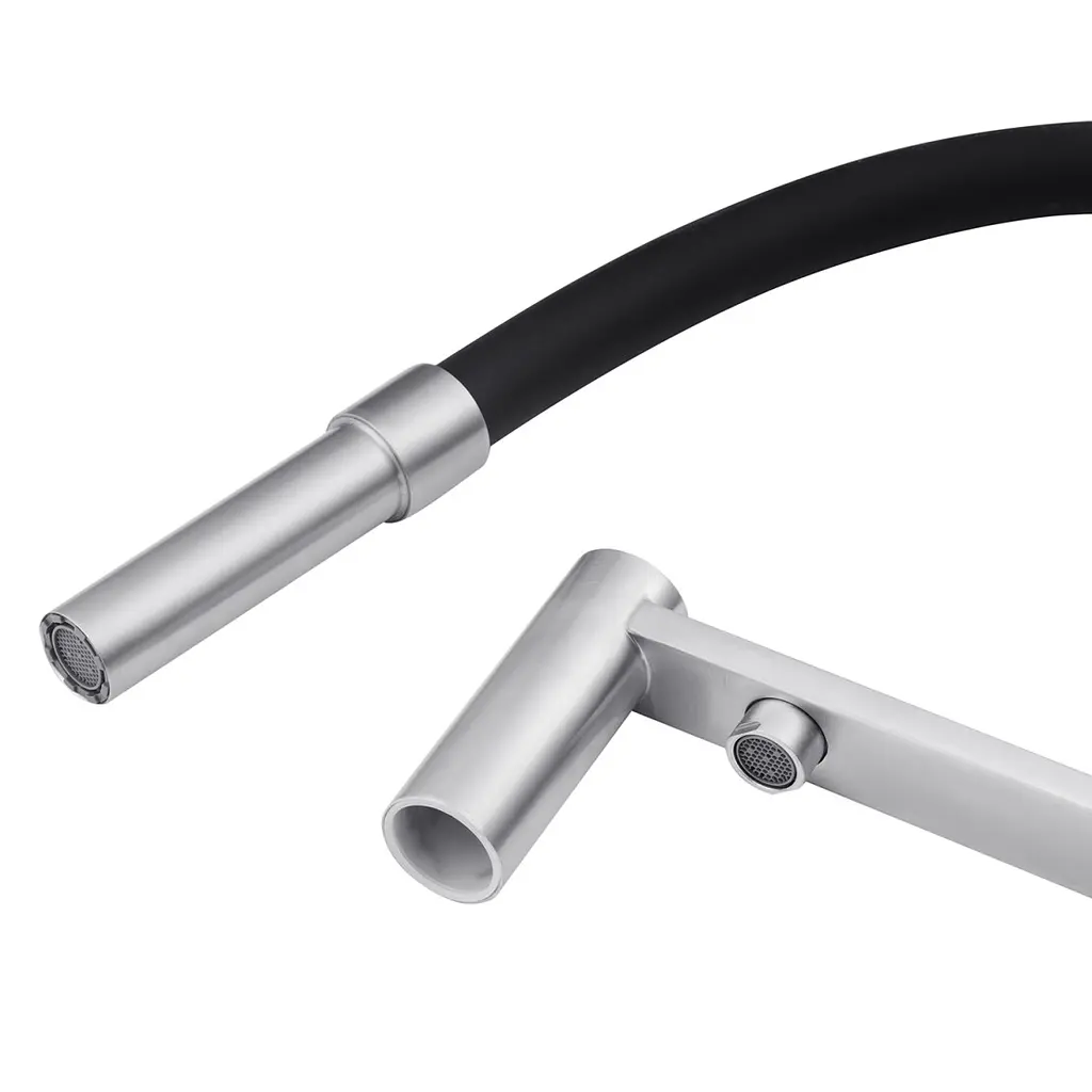 Смеситель для кухни с подключением к фильтру Kroner KRP Edelstahl Klassisch - ESG03815BLK CV027933 Нержавеющая сталь - фото 4