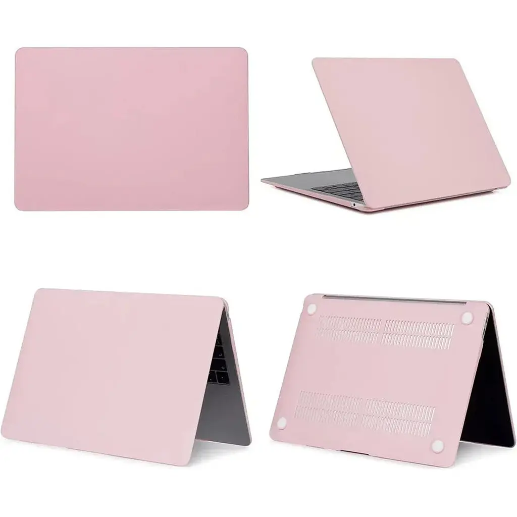 Пластиковая накладка (верх и низ) HardShell Matte Case для Apple MacBook Air 13` A1932/A2179/A2337 (2018-2020) Pink Sand [148843] - фото 5