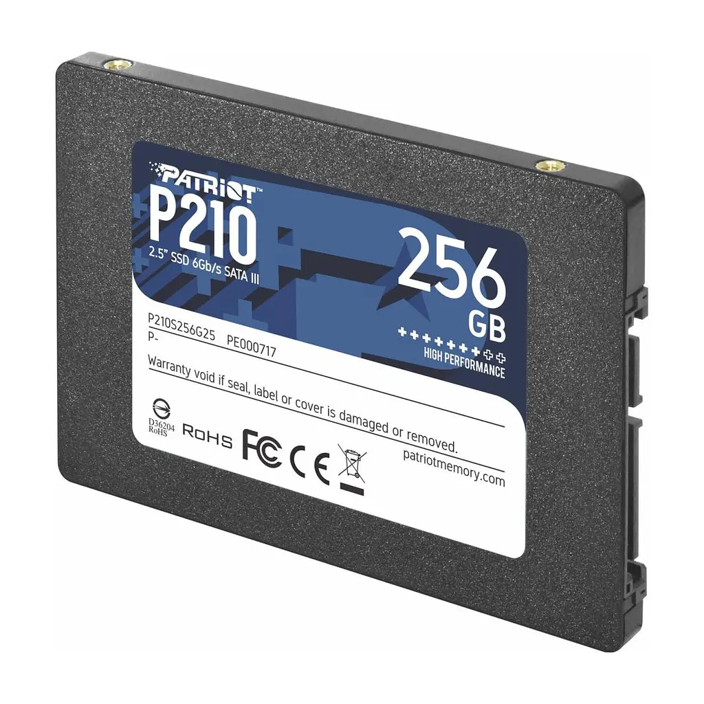 Накопичувач SSD Patriot P210 256GB 2.5" 7mm SATAIII 3D QLC (P210S256G25) - фото 4
