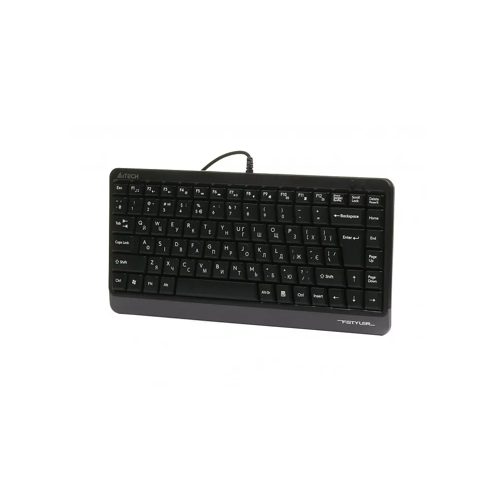 Клавіатура A4Tech FKS11 USB Grey (4711421960458) - фото 2