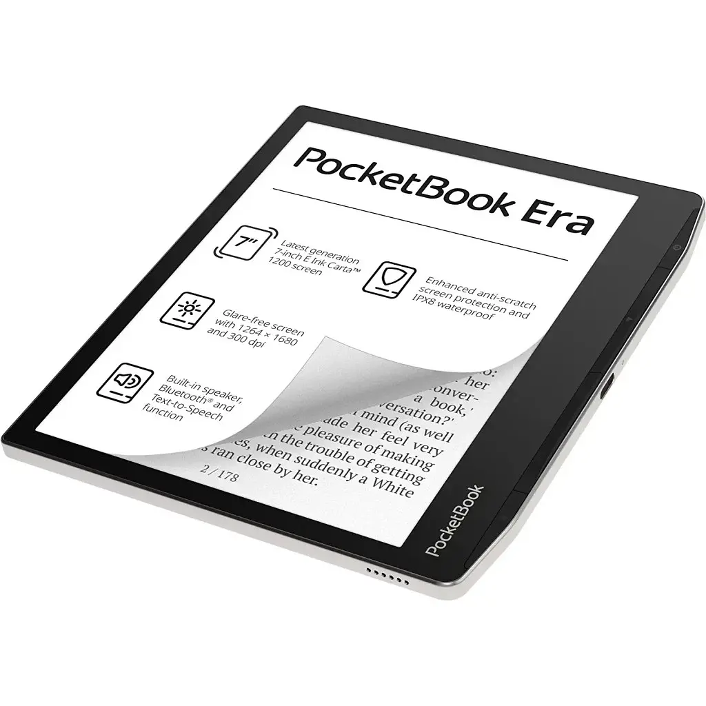 Электронная книга Pocketbook 700, Era, Stardust Silver (PB700-U-16-WW) - фото 3