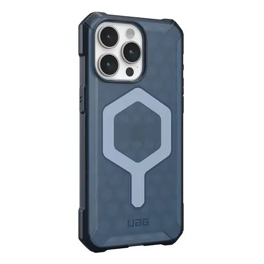 Протиударний чохол UAG Essential Armor with MagSafe Cloud Blue для iPhone 15 Pro Max (114296114151) без коробки - фото 3