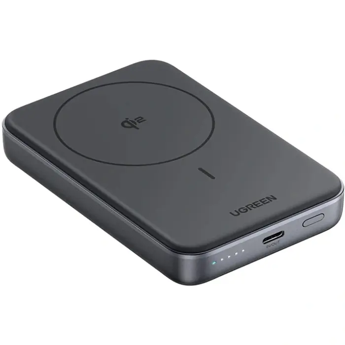 УМБ Ugreen Magnetic Wireless 10000mAh 30W QI2 USB-C In/Out (PB761) Black - фото 3