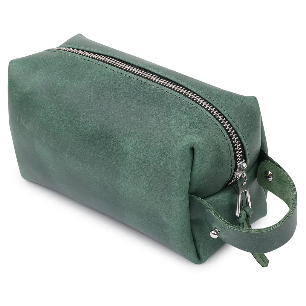 Косметичка кожаная GRANDE PELLE 18х10х7 см acs0018597 - фото 2