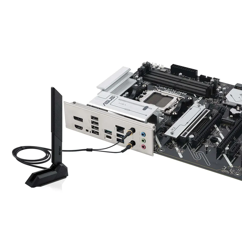 Материнcька плата PRIME B840-PLUS WIFI sAM5 B840 4xDDR5 M.2 HDMI DP Wi-Fi BT ATX Asus teh0019114 - фото 8