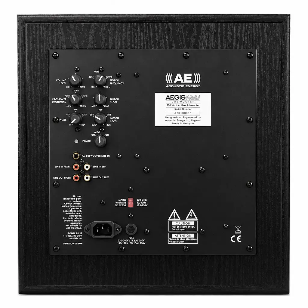 Сабвуфер Acoustic Energy Aegis Neo Subwoofer Black - фото 3