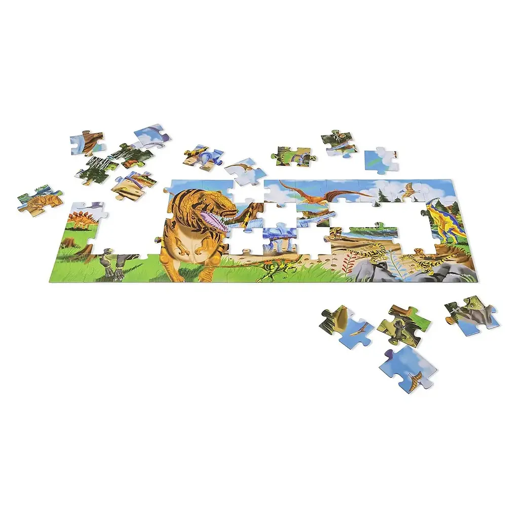 Мега-пазл Melissa&Doug Країна динозаврів, 48 елементів (MD10442) - фото 3