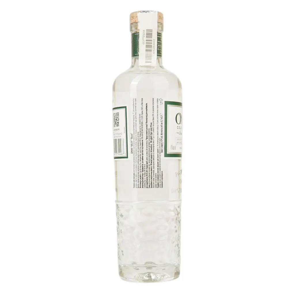 Джин Oxley London Dry Gin 47% 0.7 л - фото 3