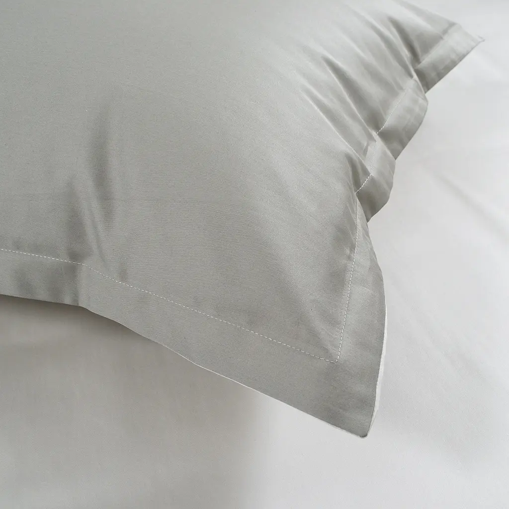 Постельное белье сатин premium 300ТС Lotus Home - Florida оливковый евро - фото 5