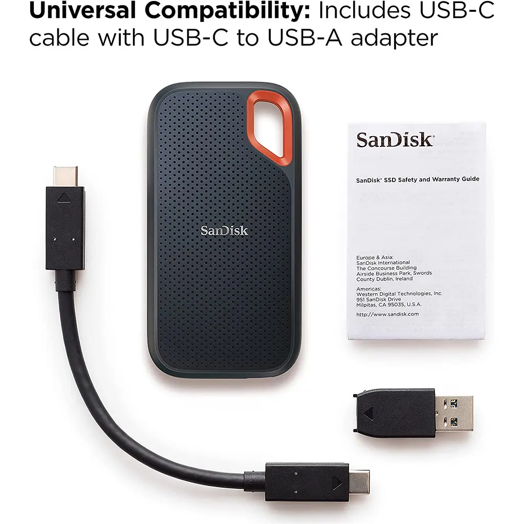 Зовнішній SSD накопичувач SanDisk Extreme Portable V2 1 TB (SDSSDE61-1T00-G25) [77305] - фото 8