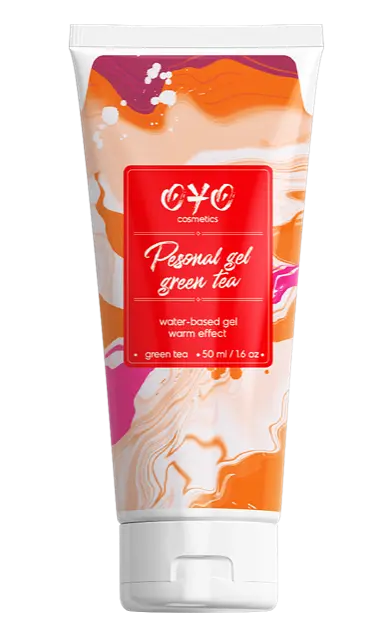 Лубрикант на водній основі з зігріваючим ефектом OYO Personal Gel Green Tea
