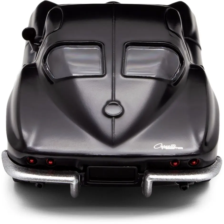 Автомодель TechnoDrive Chevrolet Corvette Split Window 1963 матовий чорний (250411U) - фото 2