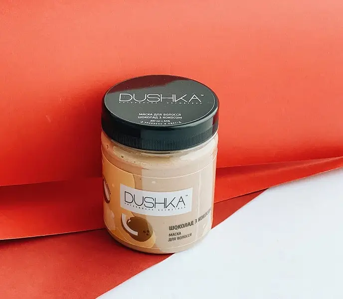 Маска для волосся Шоколад з кокосом Dushka 200 мл - фото 2