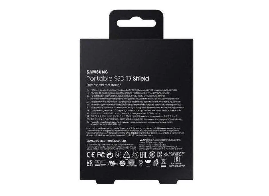 Накопичувач Samsung T7 Shield 4 TB Black (MU-PE4T0S) - фото 9