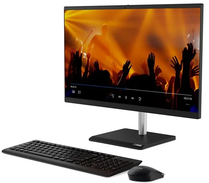 ПК-моноблок Lenovo V50a-24 23.8FHD/Intel i5-10400T/8/256F/ODD/int/kbm/NoOS (11FJ004WUA) - фото 2