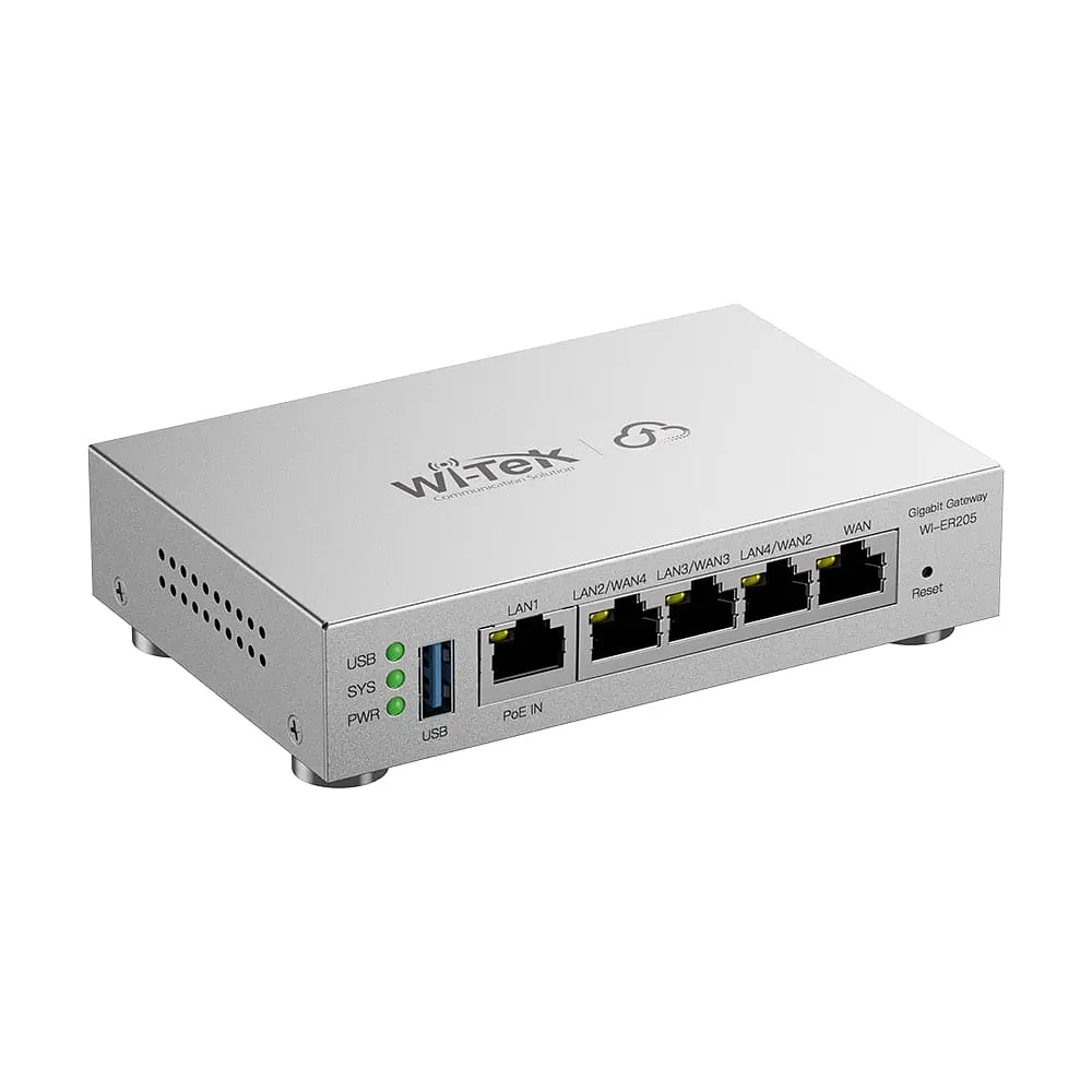 Контролер точок доступу AP / гігабітний VPN-маршрутизатор Wi-Tek WI-ER205 (73-00263) - фото 3