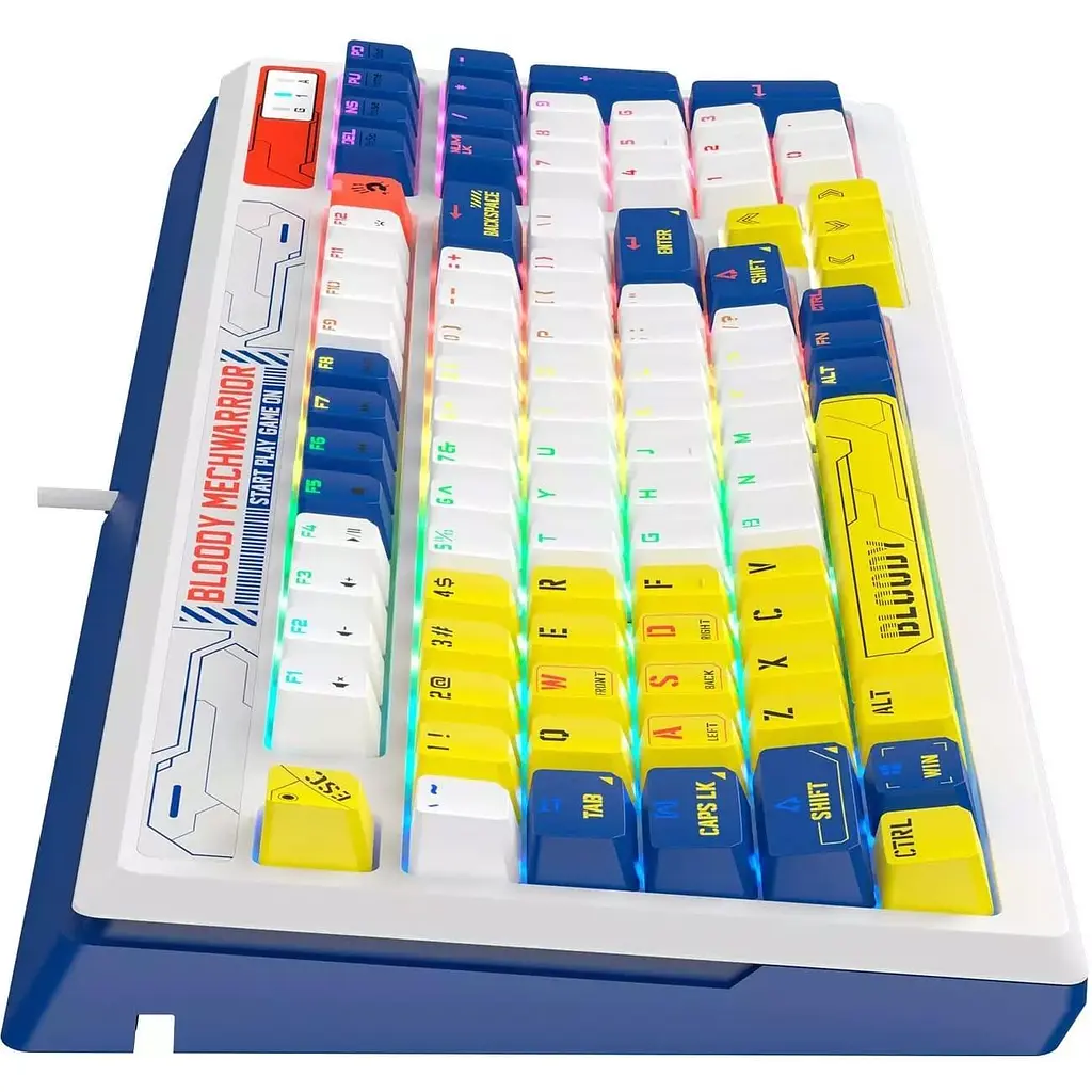 Клавиатура Bloody A4Tech B950 RGB LK Libra Switch Warrior Blue (B950 RGB Warrior Blue) (B950 RGB (Warrior Blue)) - фото 7