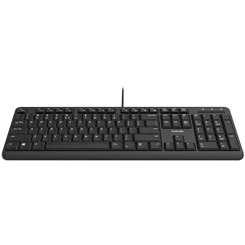 Клавіатура USB Canyon HKB-20 Velvet Black (CNS-HKB02) UA - фото 4