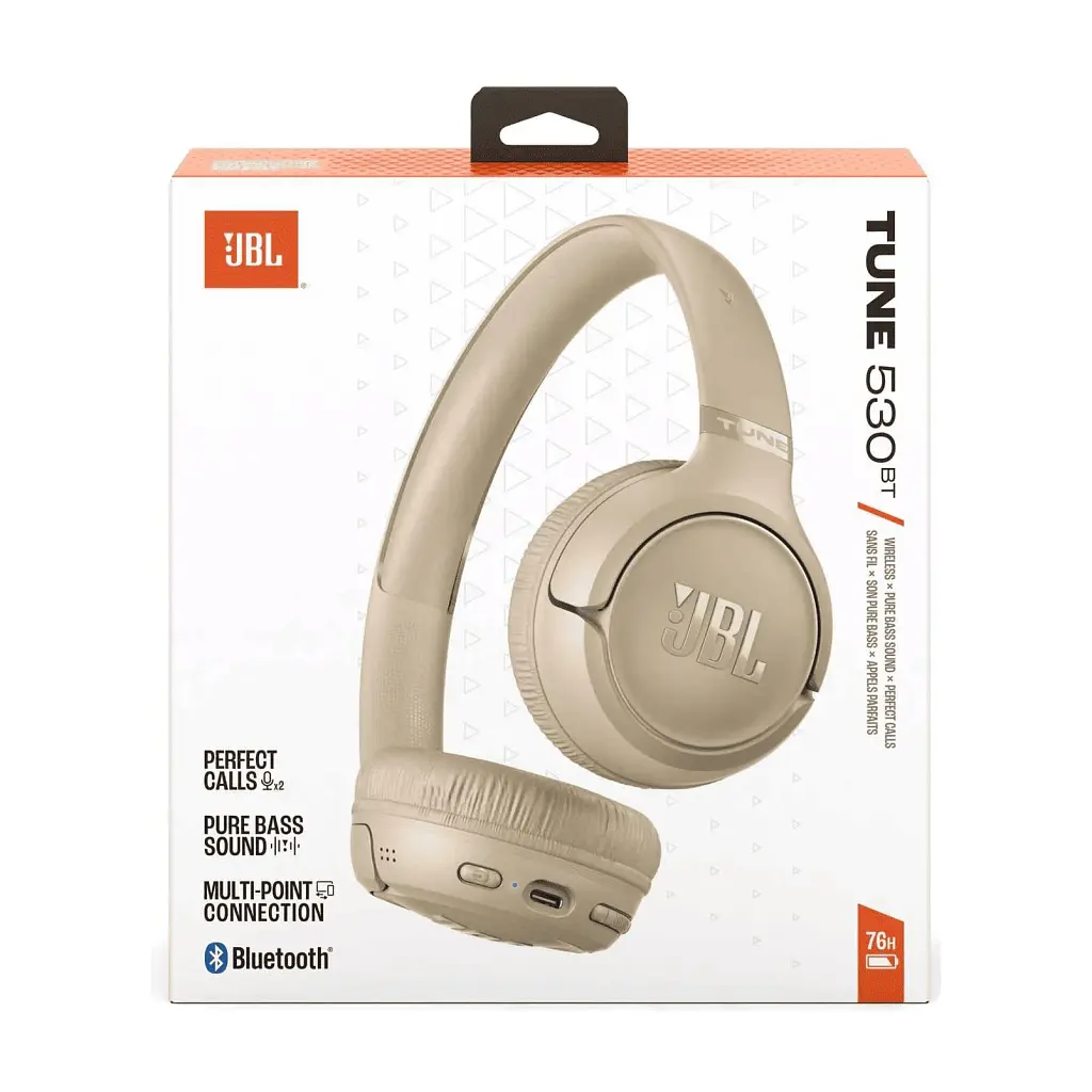 Навушники JBL Tune 530BT Beige (JBLT530BTBEGEU) - фото 9