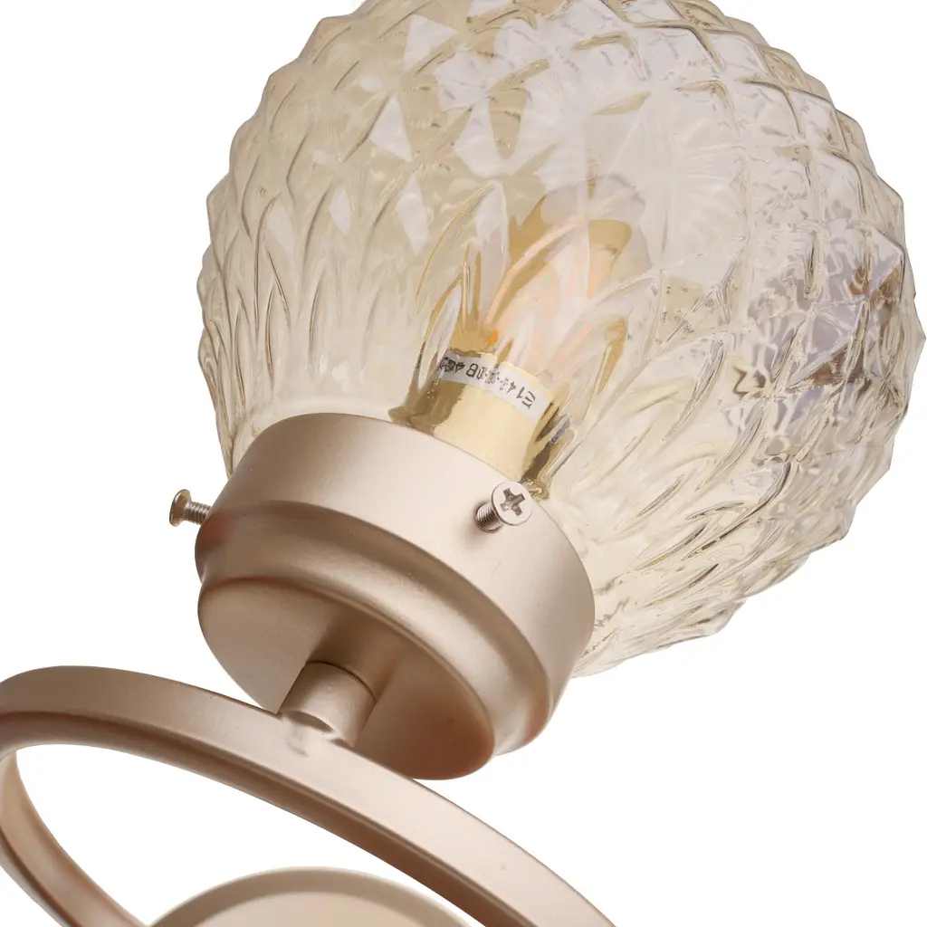 Люстра потолочная Brille в спальню Е14 40W BZ (BL-996S/6) - фото 2