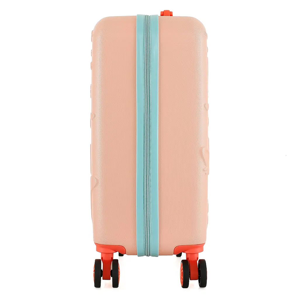 Валіза дитяча Semi Line 20 дюймів (S) дюймів (S) Pink/Blue, ABS пластик, 4 колеса 360°, ручна поклажа, 34 л, для дітей, персиковий/блакитний - фото 3