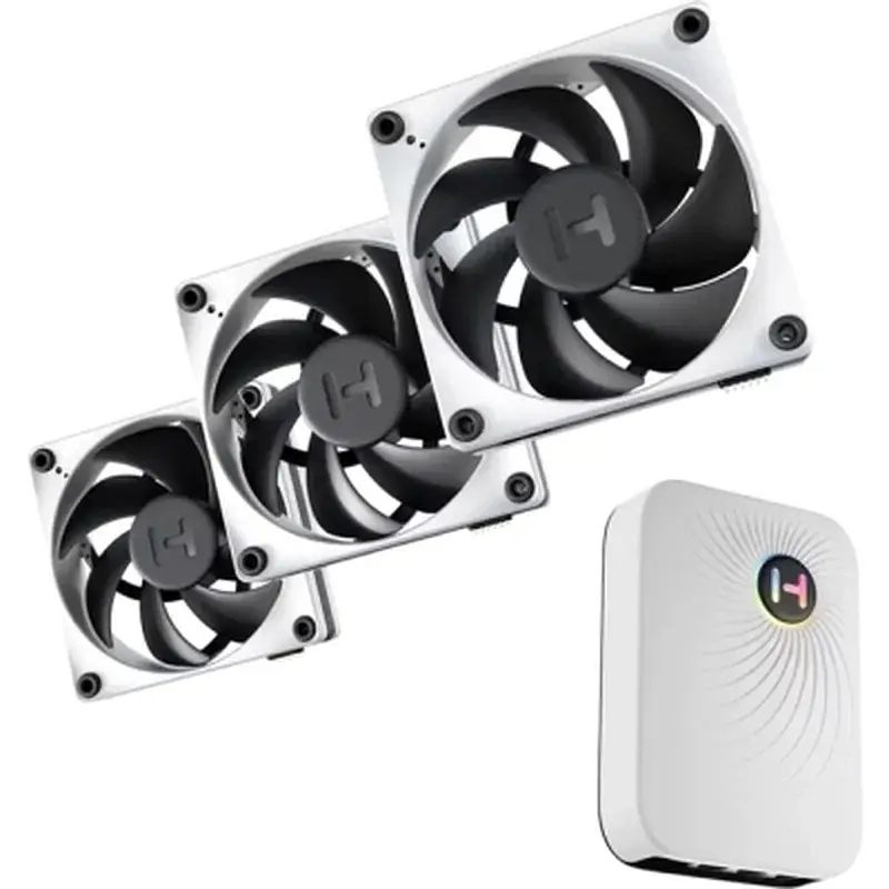 Кулер до корпусу Hyte THICC FP12 FAN 3 PACK (FAN-HYTE-FP12-BW-3NP) - фото 7