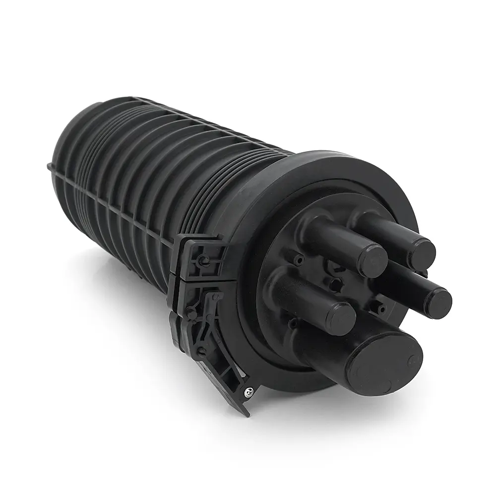 Муфта оптична Merlion ML-OP-F107H-192C, герметична, 5 вводів, до 4-х касет, до 192 зварок, матеріал PP - фото 2