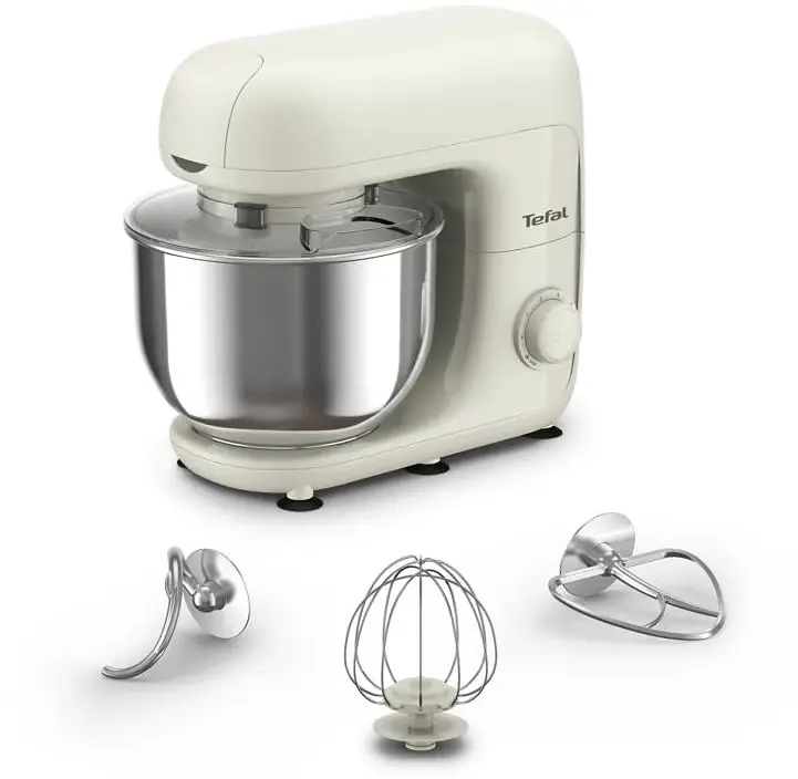 Міксер планетарний Bake Essential 800Вт, білий Tefal teh0026012