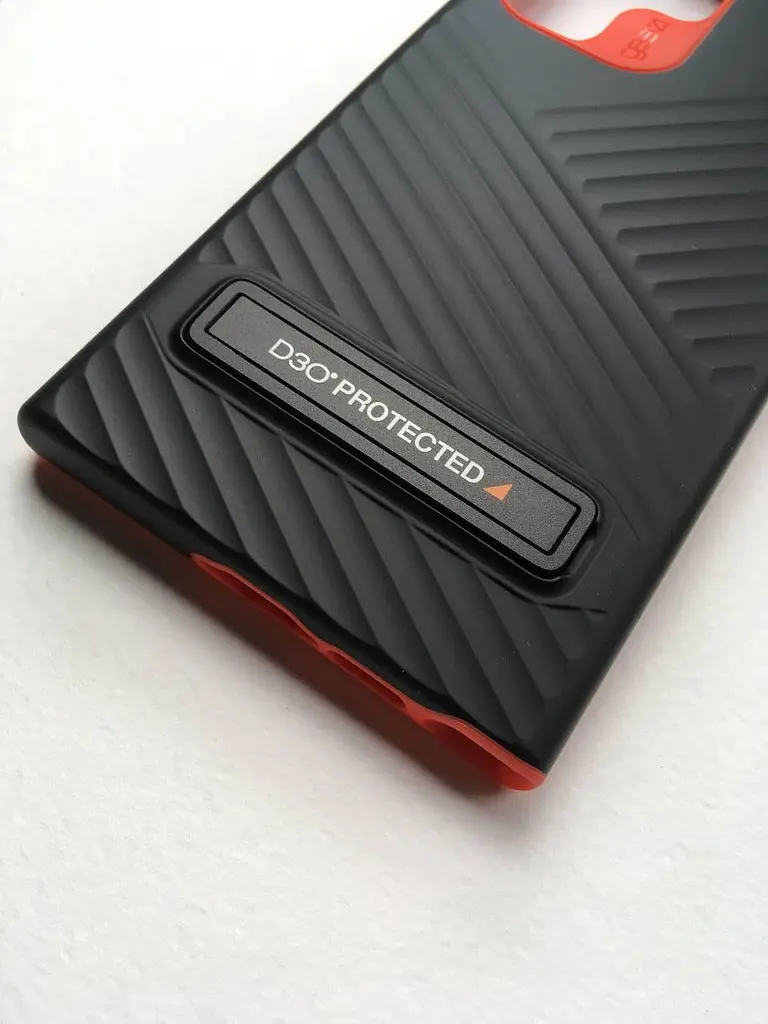 Оригінальний протиударний чохол для Samsung Galaxy S23 Ultra (S918) GEAR4 Battersea D3O Black з підставкою - фото 4