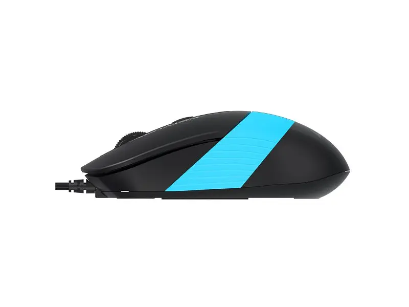 Миша A4Tech FM10 Black/Blue USB - фото 4