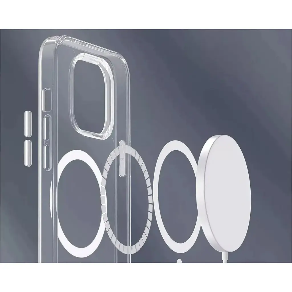 Чохол Blueo Crystal Drop Pro Resistance with MagSafe для Apple iPhone 15 Pro Max Transparent (B41-I15PMTR) [115262] - фото 5