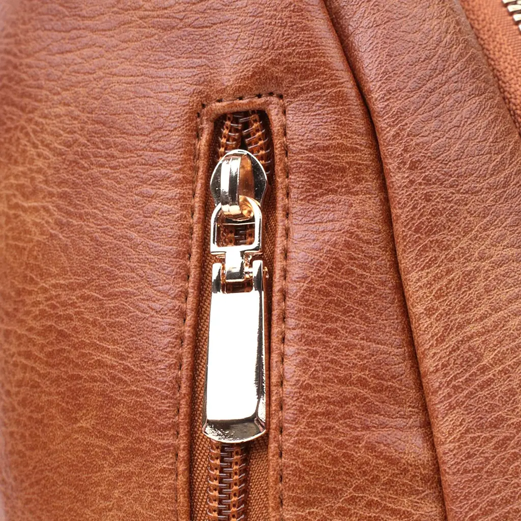 Цікава слінг сумка для жінок з екошкіри Vintage 22749 руда - фото 9