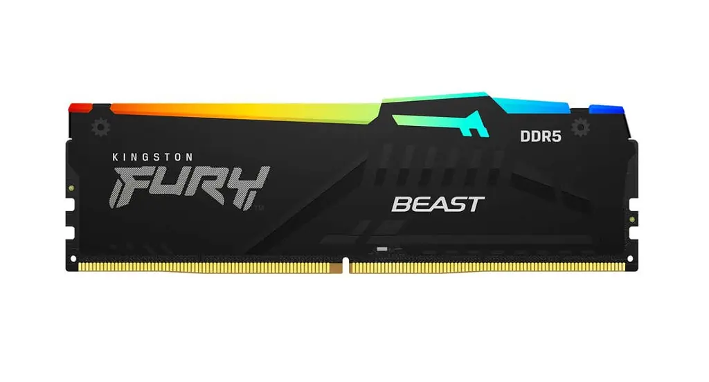 Оперативна пам'ять Kingston FURY 128 GB (4x32GB) DDR5 5200 MHz Beast Black RGB (KF552C40BBAK4-128) - фото 2