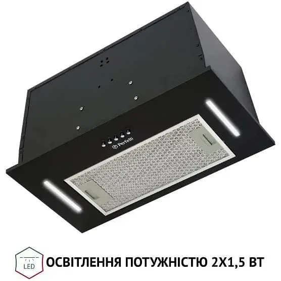 Витяжка вбудована Perfelli BI 5453 BL 850 LED Strip - фото 5